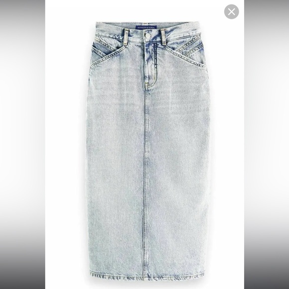 Scotch & soda 90s inspired Jean skirt - Picture 2 of 4